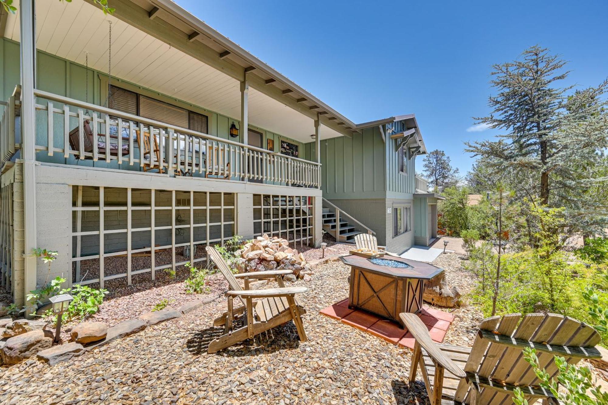 Tranquil Payson Getaway With Deck And Fire Pit! Villa Exterior photo