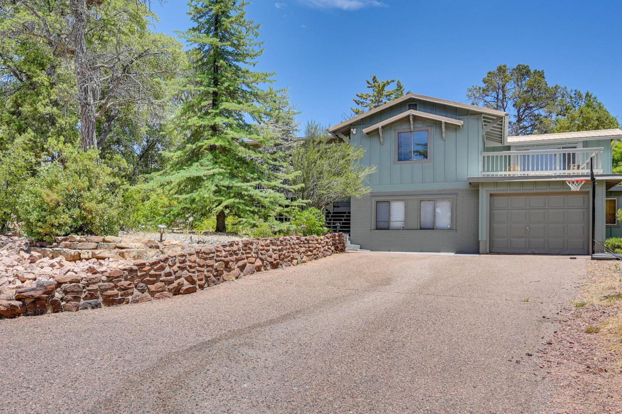 Tranquil Payson Getaway With Deck And Fire Pit! Villa Exterior photo