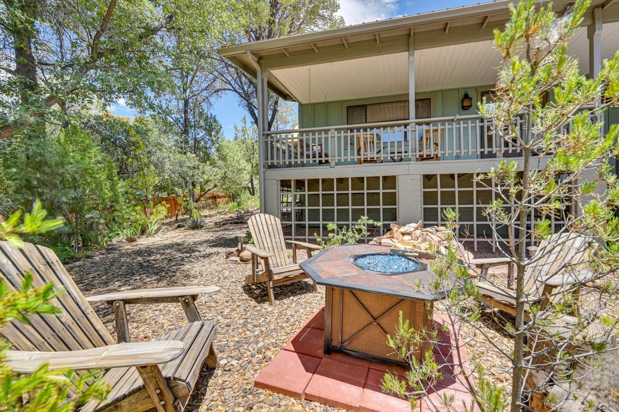 Tranquil Payson Getaway With Deck And Fire Pit! Villa Exterior photo