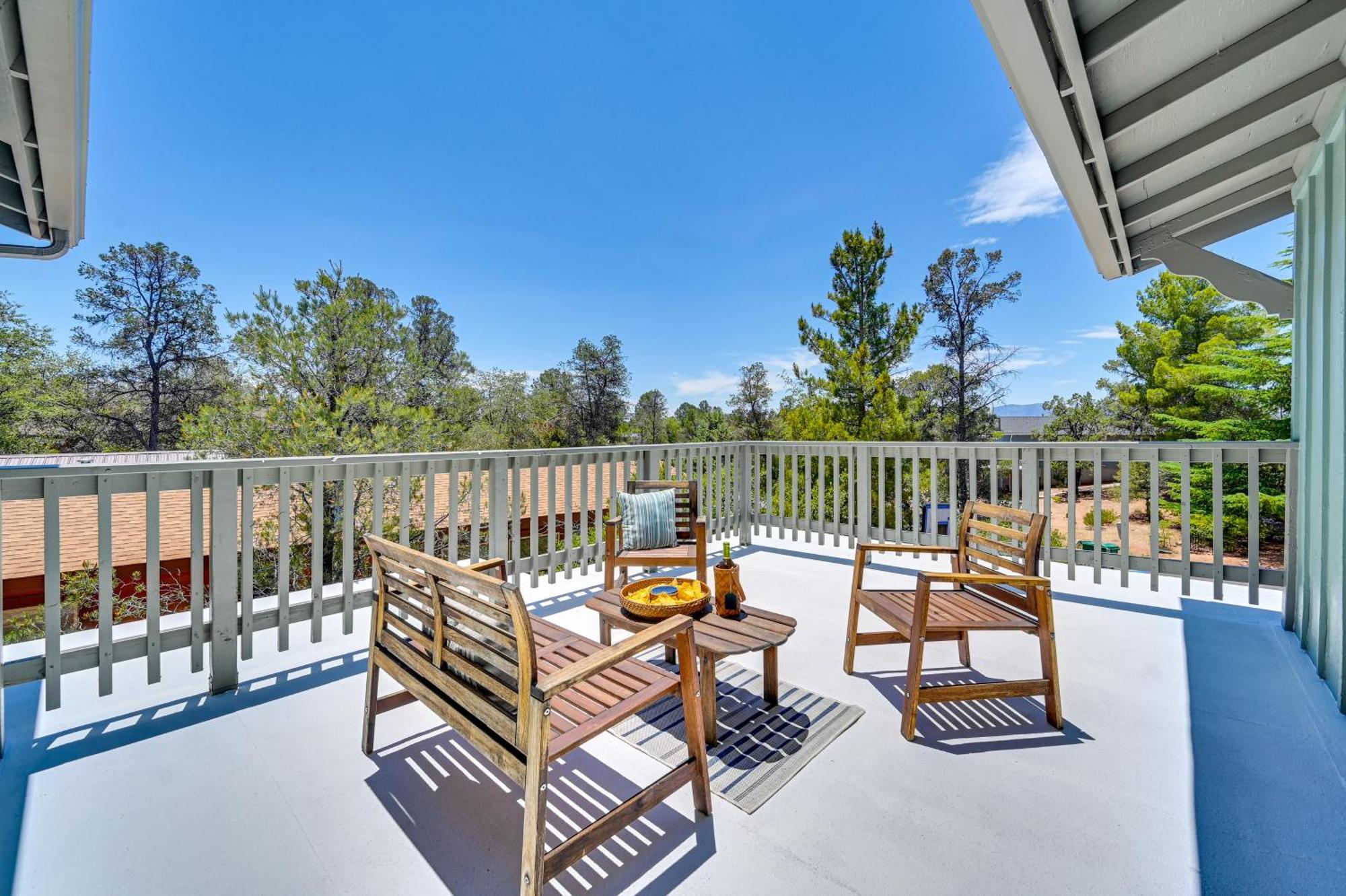 Tranquil Payson Getaway With Deck And Fire Pit! Villa Exterior photo