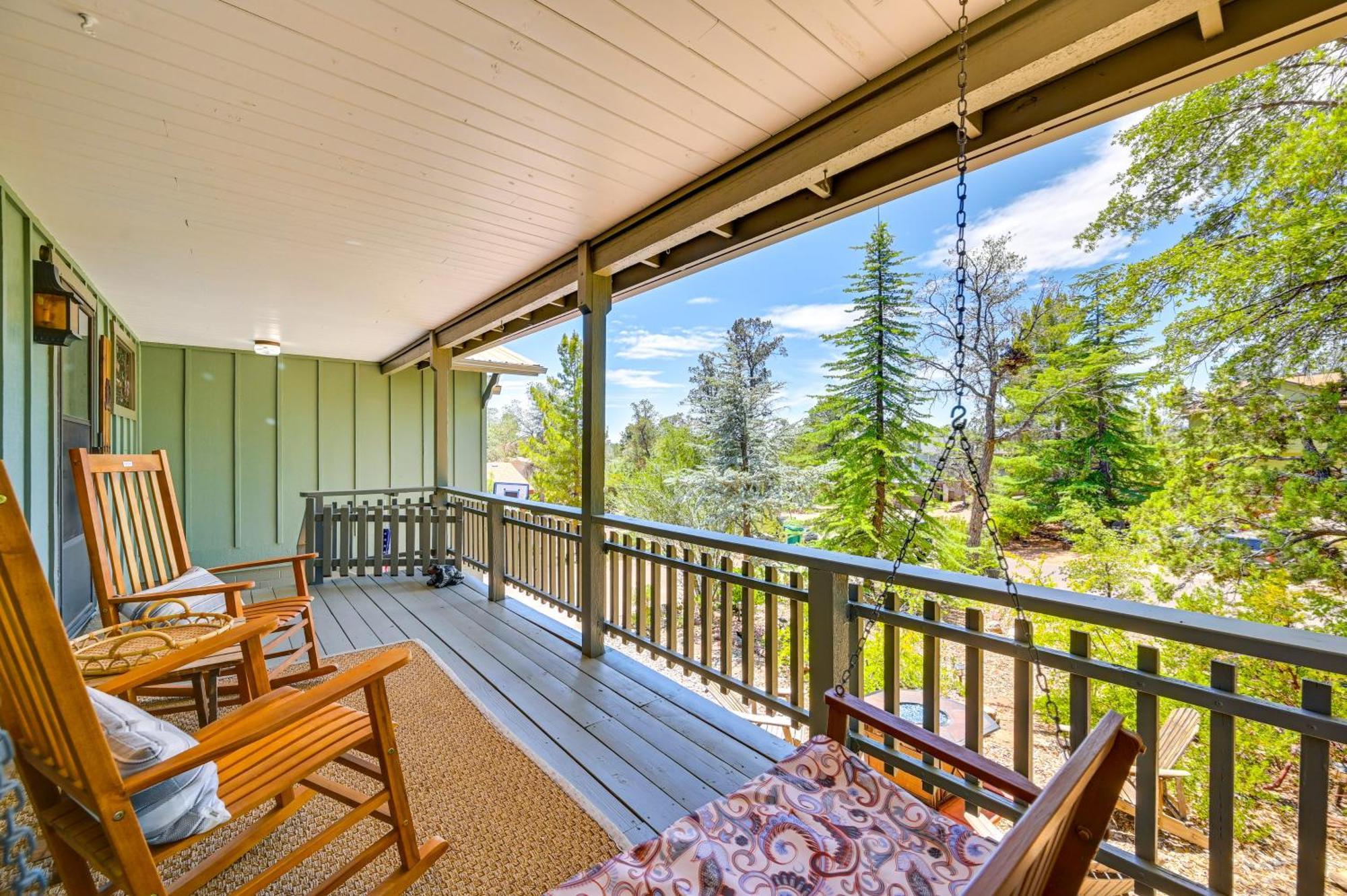 Tranquil Payson Getaway With Deck And Fire Pit! Villa Exterior photo